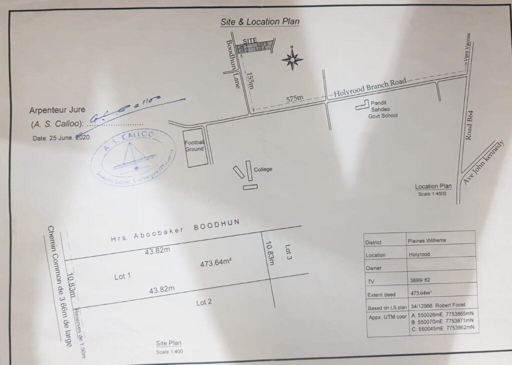 CP0703 Site Plan